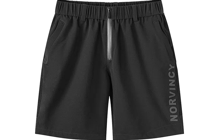 NORVINCY Logo Zip Shorts