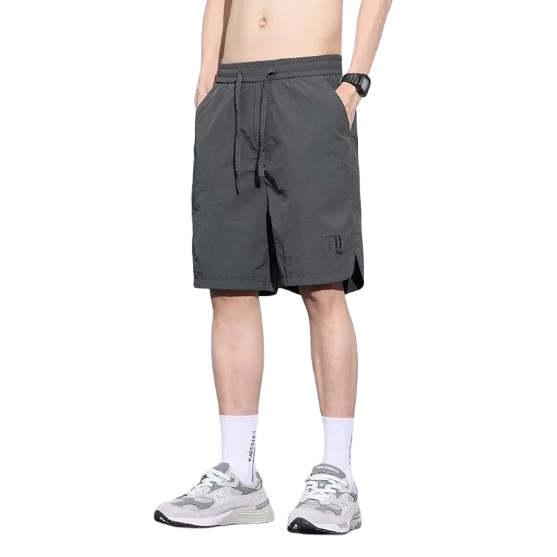 北极绒 美式复古时尚舒适高级感工装宽松薄款休闲短裤 男款