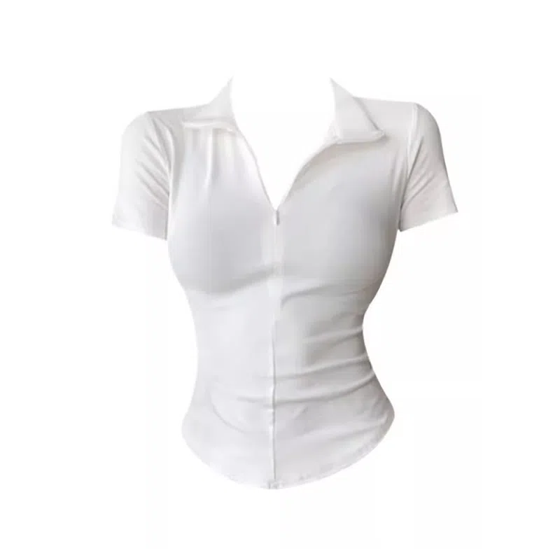 JUFU Polo Short Sleeve Top