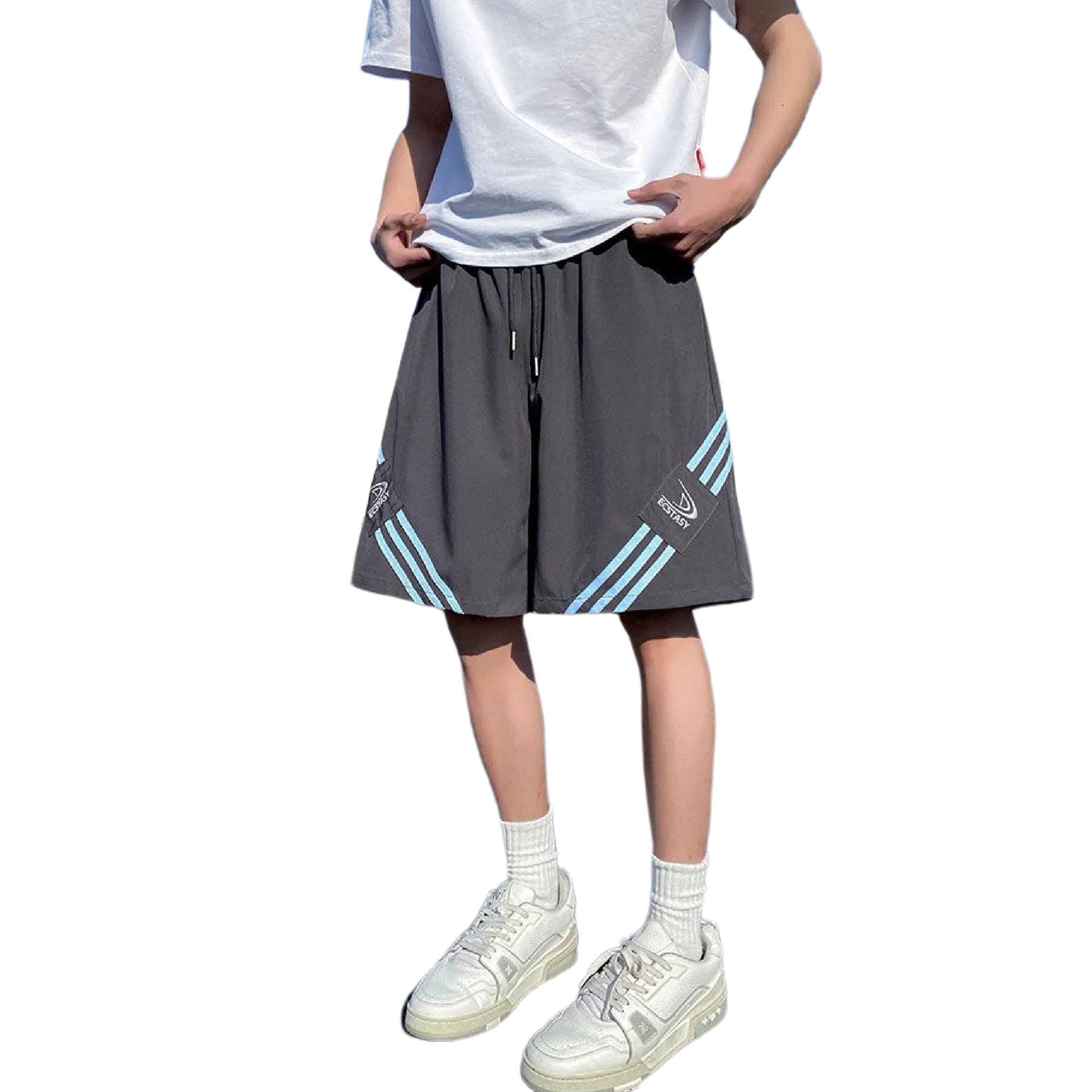 PANDA ADEVIL Summer Striped Shorts