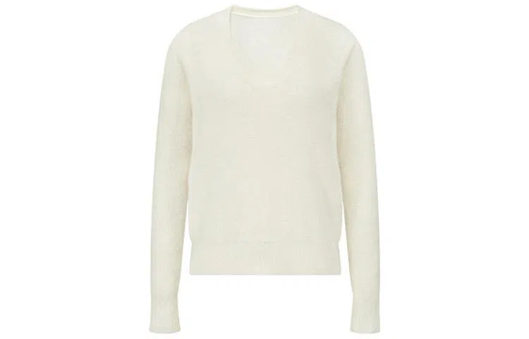 美洋 纯色圆领套头长袖针织衫 女款