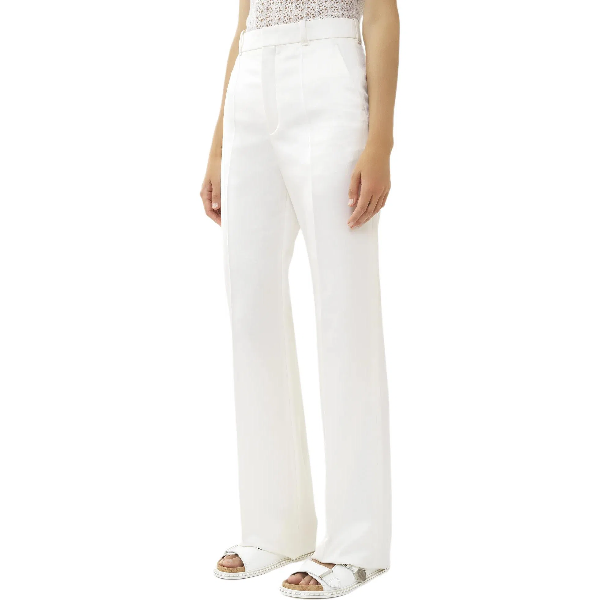 Chloe High-Rise Tailored Pants