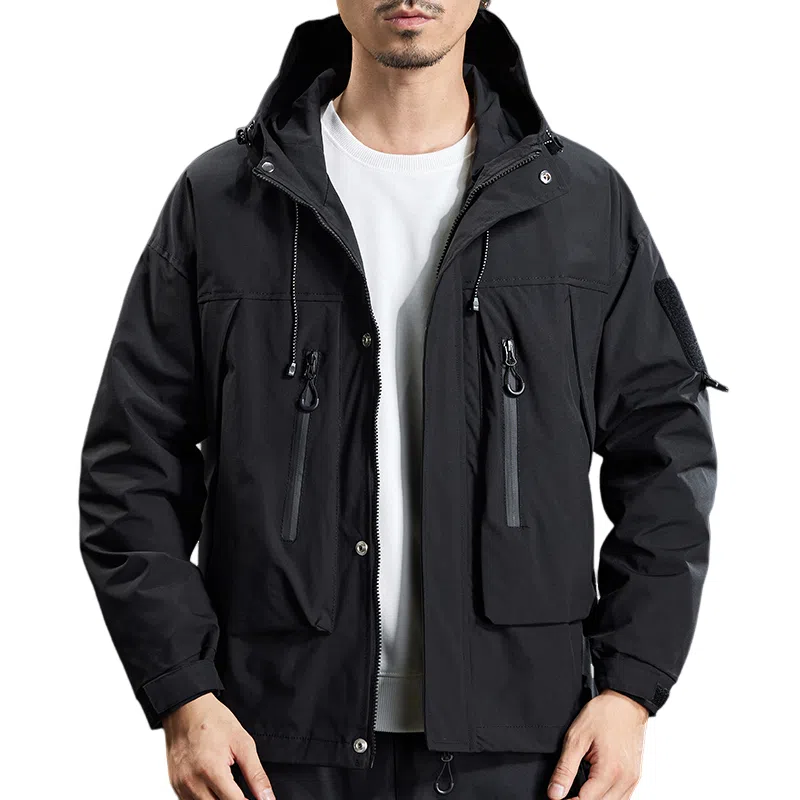 【dme】  户外徒步百搭简约潮牌连帽拉链  防水防风耐磨速干冲锋衣 男女同款