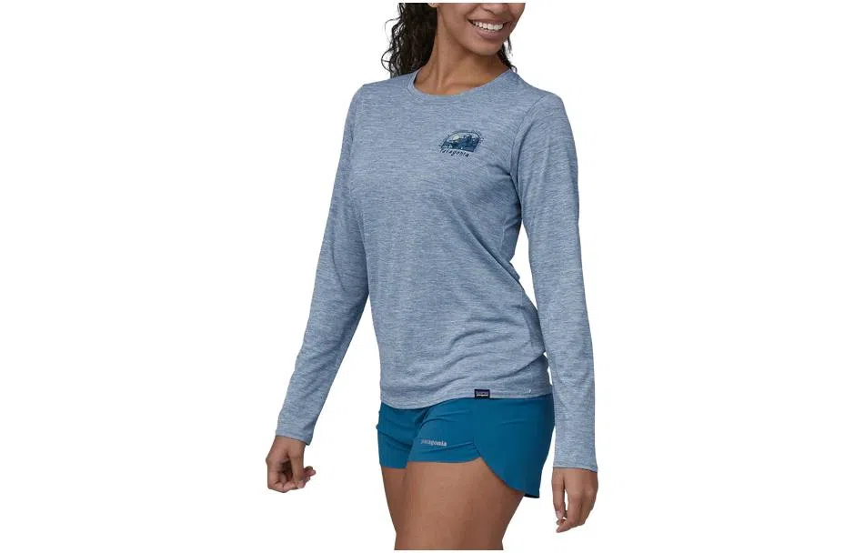 patagonia Long-Sleeved Capilene Cool Daily Graphic T