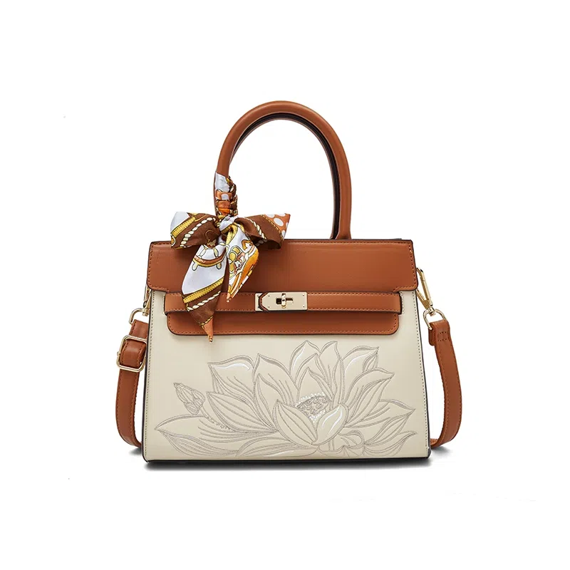 老人头 高级感新中式时尚百搭 合成革 单肩斜挎手提包 常规 女款 多色