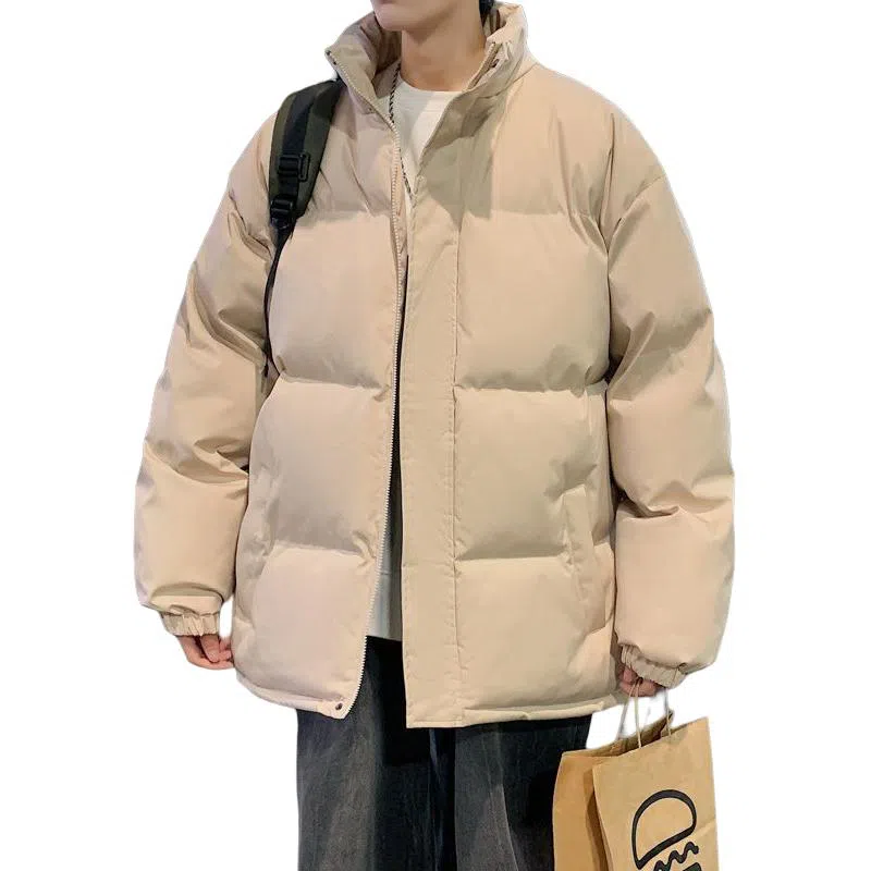 玉儿恋 休闲百搭加厚保暖面包棉服 男款