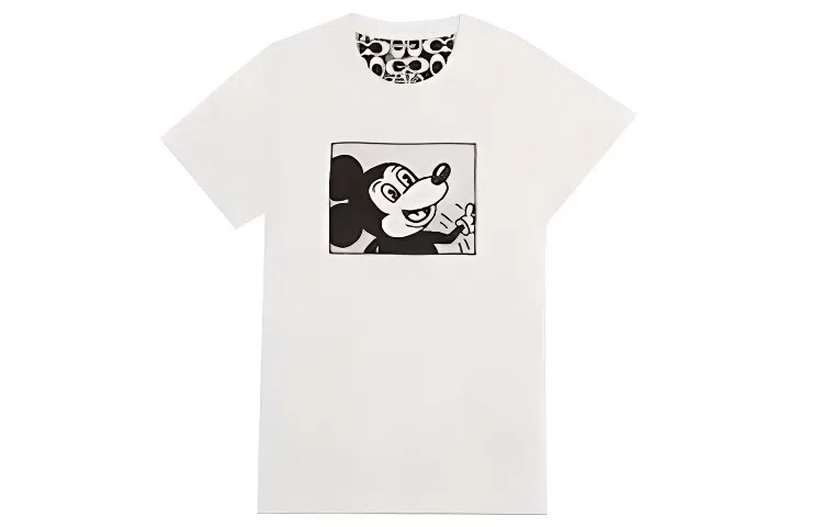 Coach SS22 Mickey Crewneck Tee White