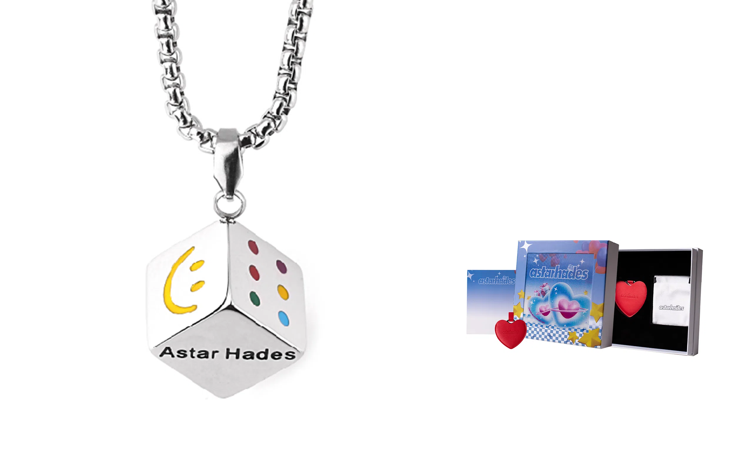 ASTAR HADES Lucky Smile Dice Necklace
