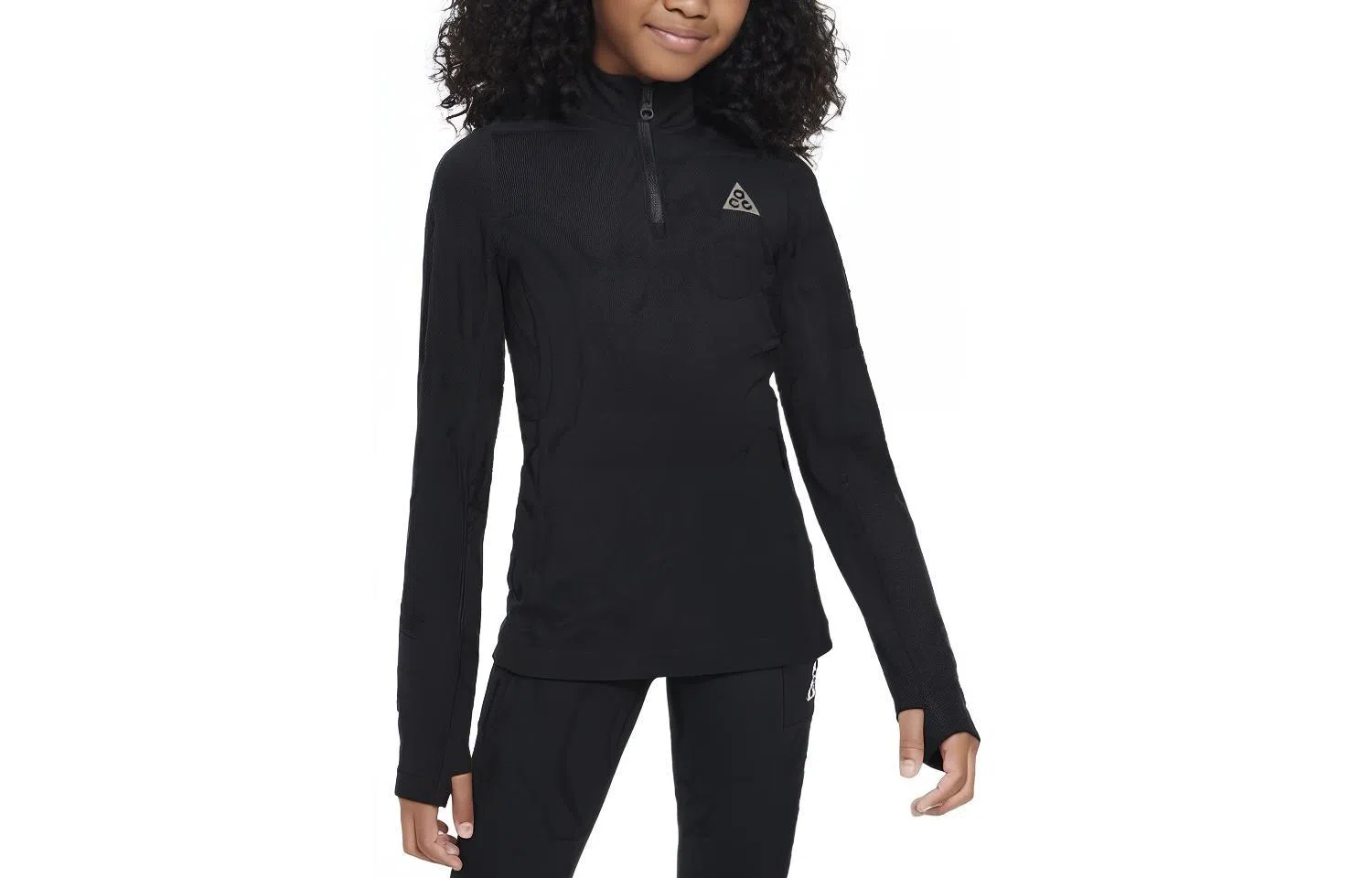 Nike ACG Therma-FIT Girls' Long Sleeve Tee Black