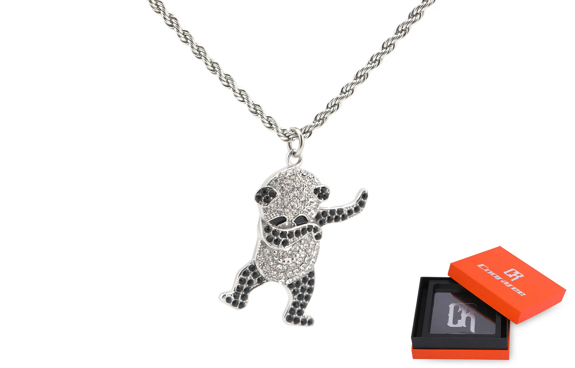 Cooraree Panda Hip Hop Necklace