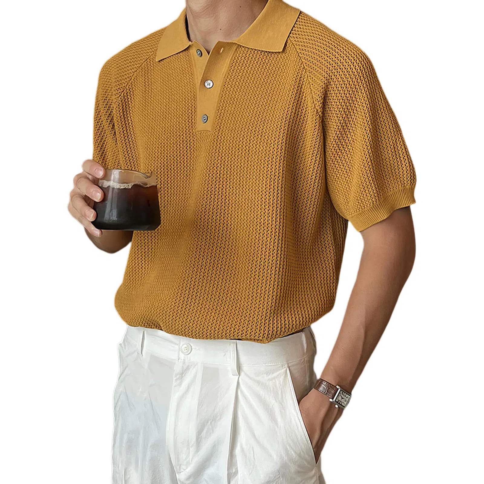 UNA RETA vintagecleanfitPolo