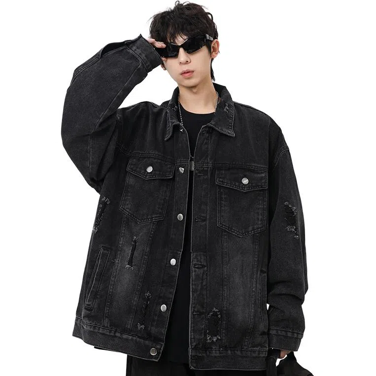 Zofili Vintage Washed Denim Jacket