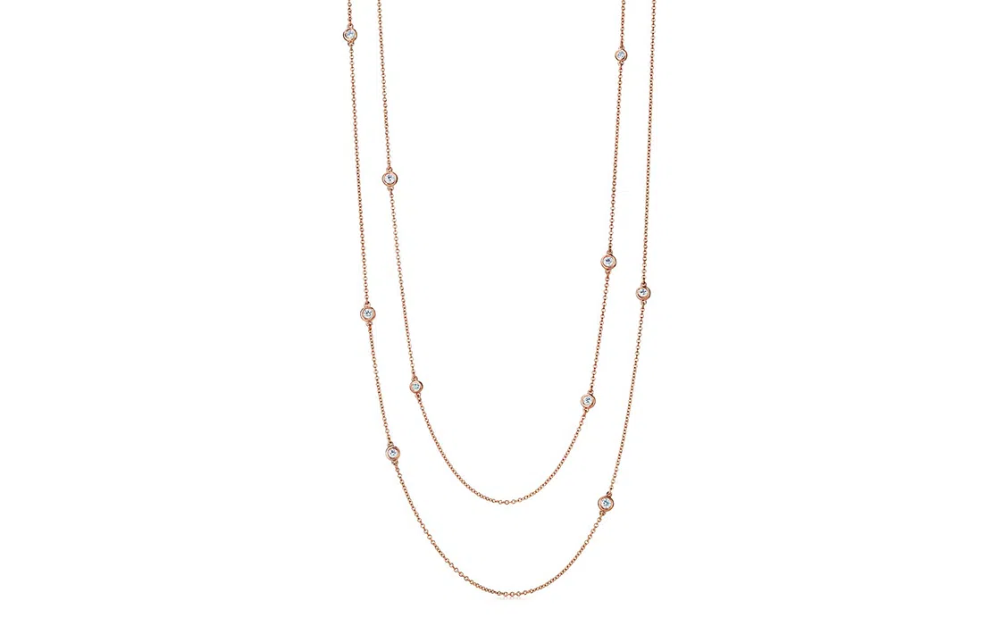 TIFFANY CO. Elsa Peretti Diamonds by the Yard 18K