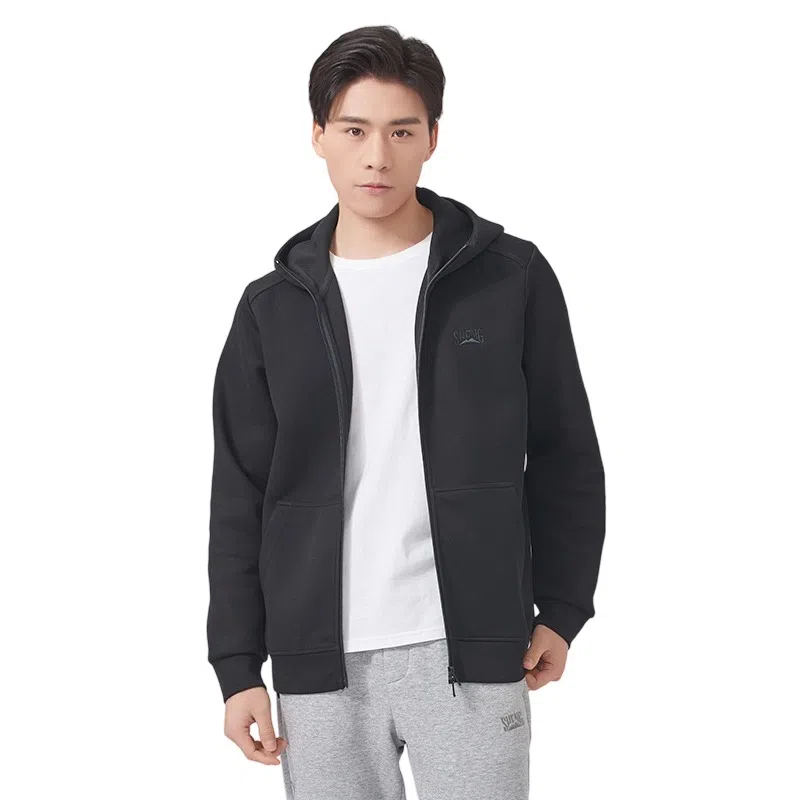 李生制造 外套开衫百搭舒适连帽拉链长袖卫衣 男款