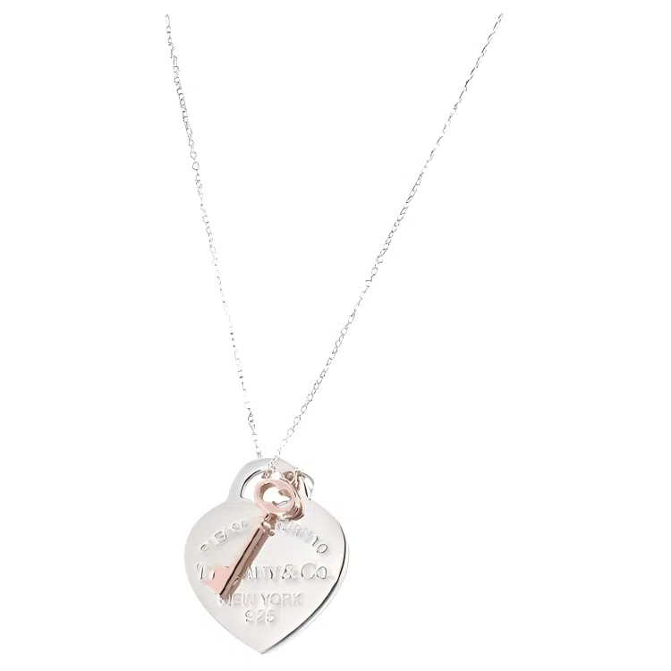 Tiffany & Co. Return to Tiffany Heart Key Pendant Necklace