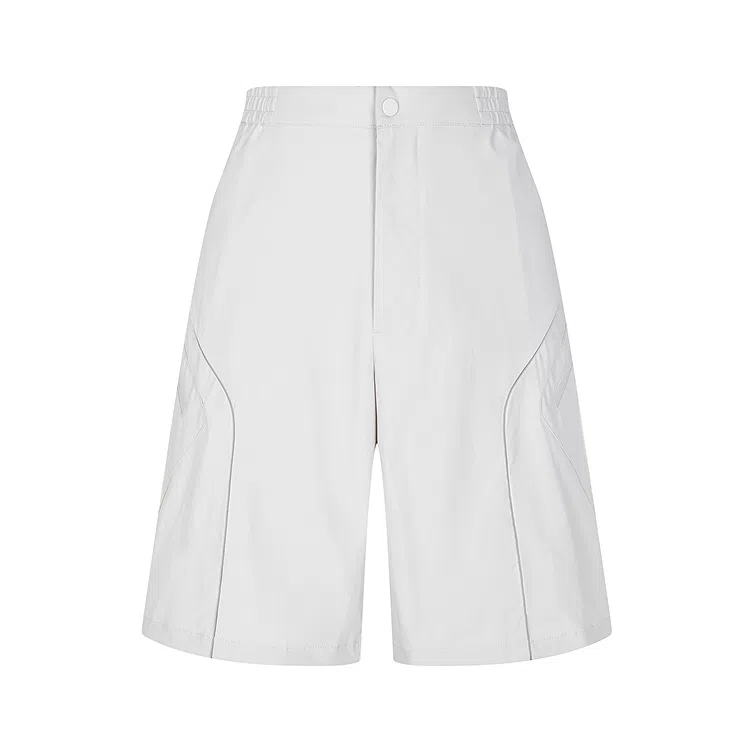 速写 宽松机能纯色拉链户外休闲短裤 男款