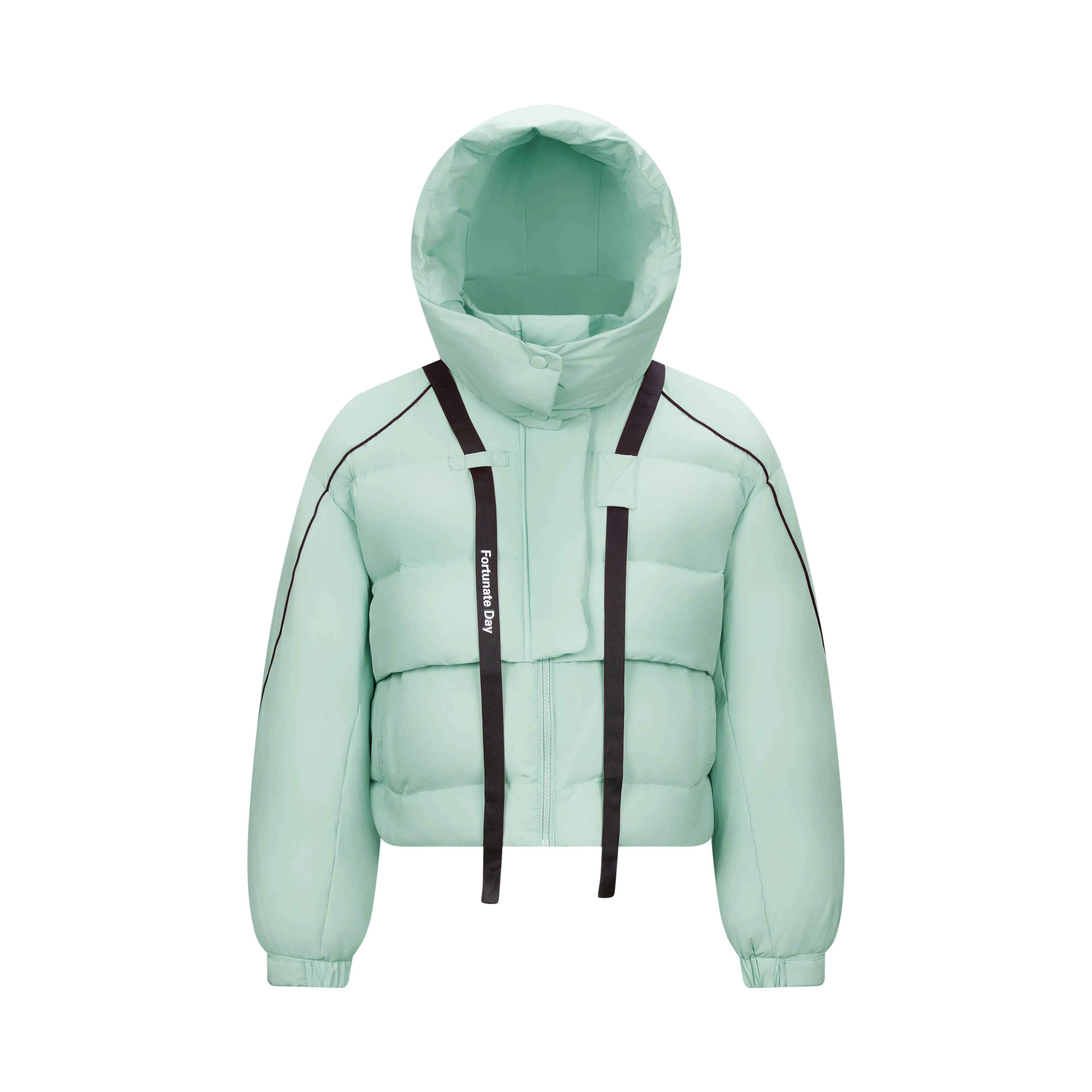 鸭鸭 时尚百搭韩版短款面包服羽绒服 女款