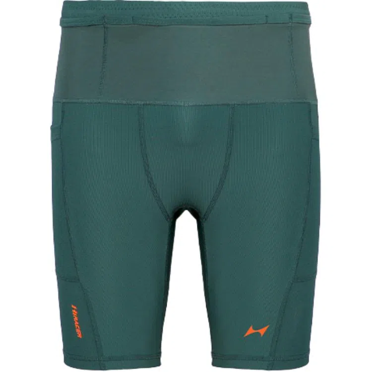 海尔斯 紧身五分裤春夏条纹马拉松跑步田径体考训练压缩裤运动短裤 男女同款