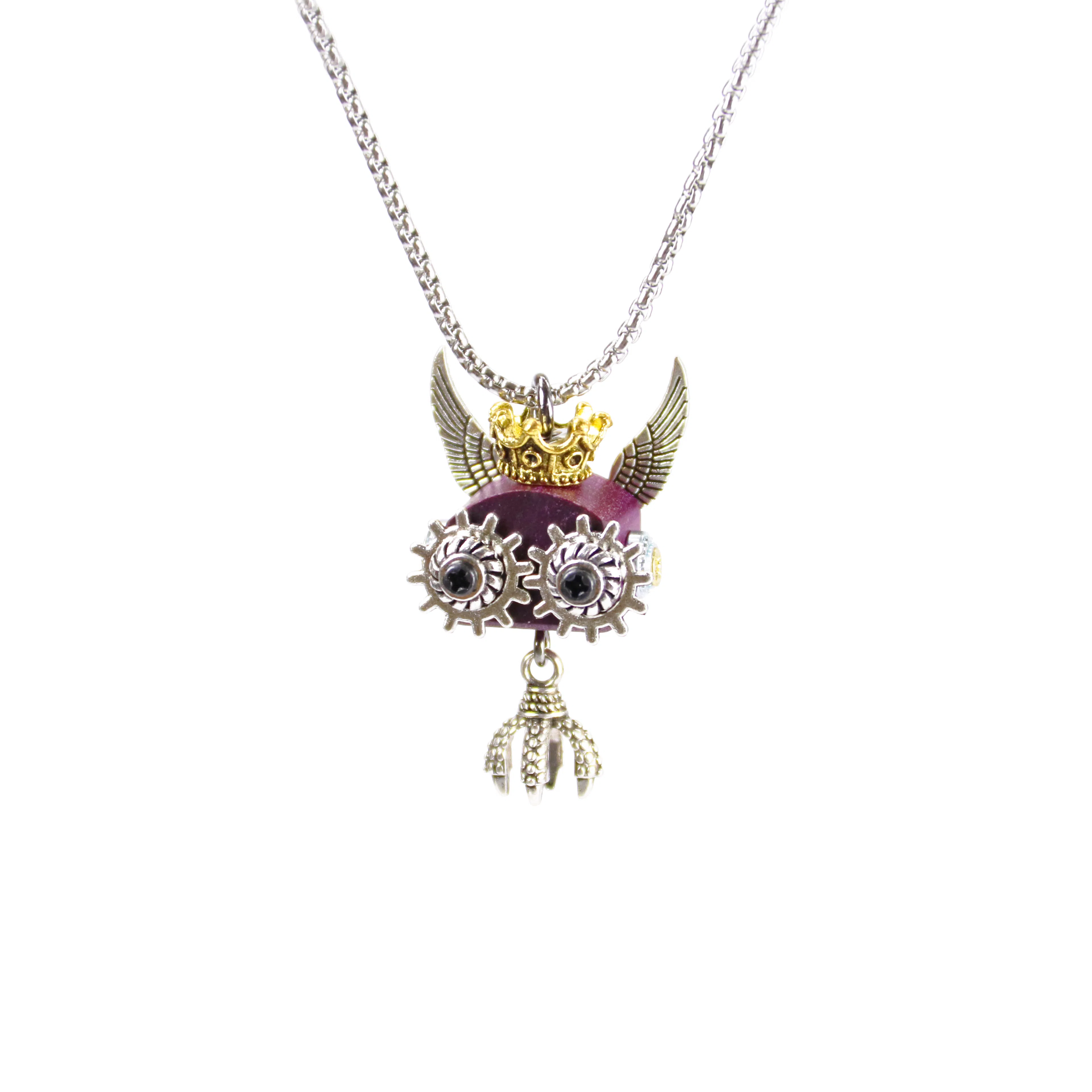 木小魔 鹰 稳定木 项链 男女同款情侣款