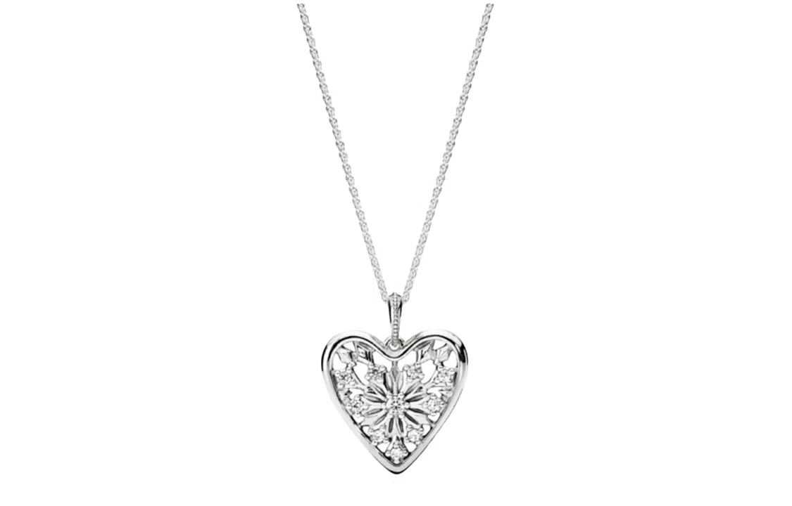 Pandora Winter Heart Necklace