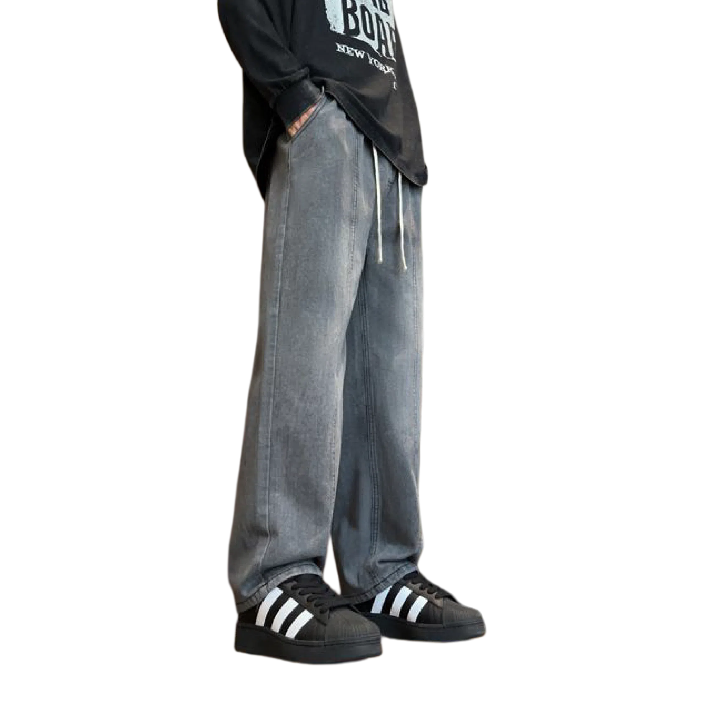 PANDA ADEVIL Casual Denim Pants