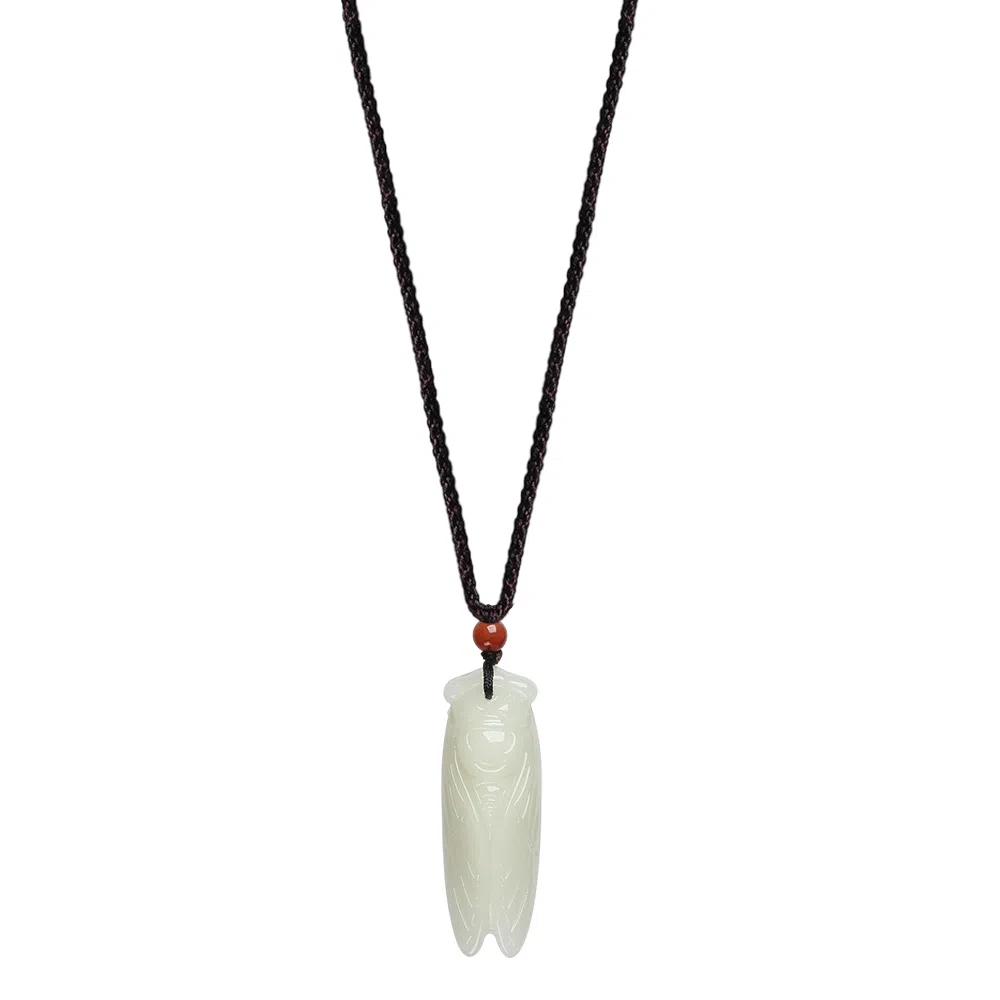 希遇 一鸣惊人 时尚简约个性独特 好运气质 轻奢小众创意设计 夏日蝉鸣 琉璃 项链 男女同款情侣款