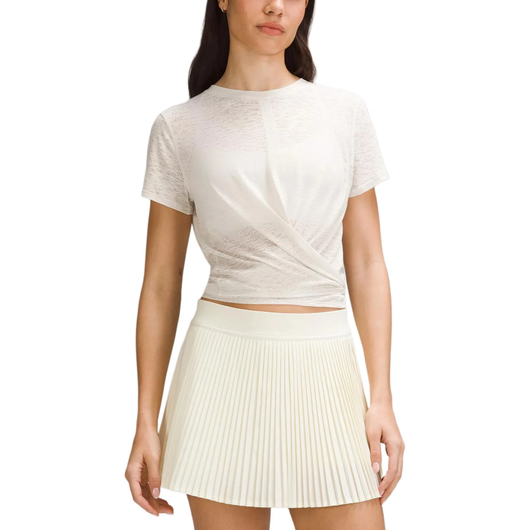 lululemon Tie-Waist Breathable Short-Sleeve Shirt T