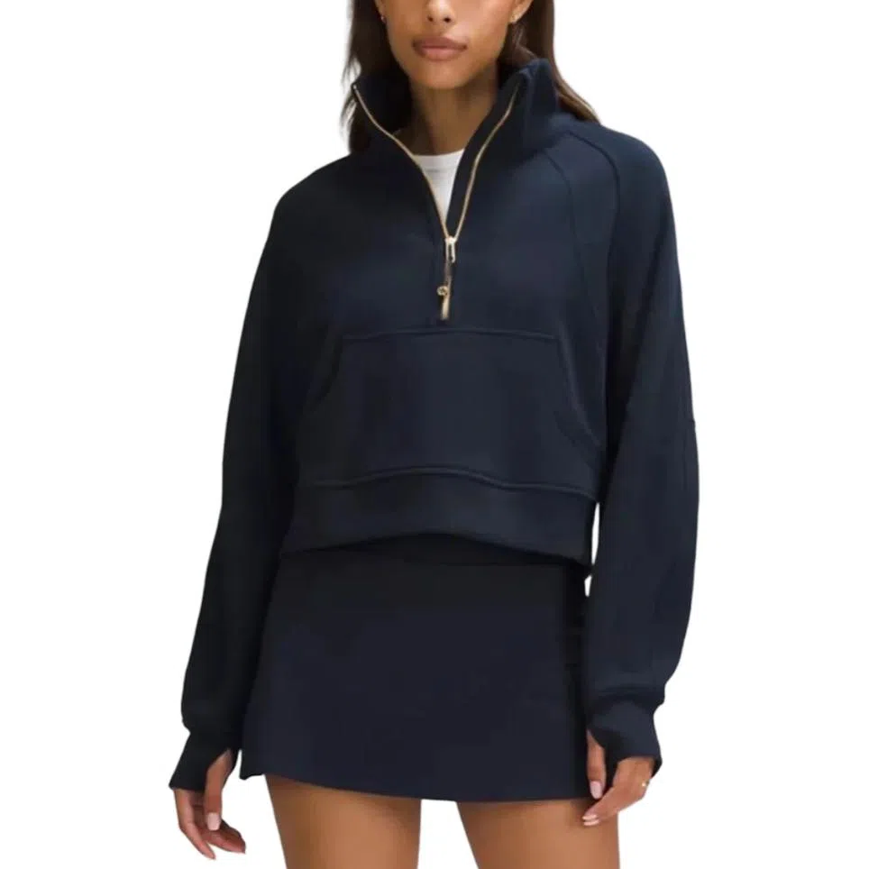 lululemon Scuba Oversized Funnel Neck Half Zip