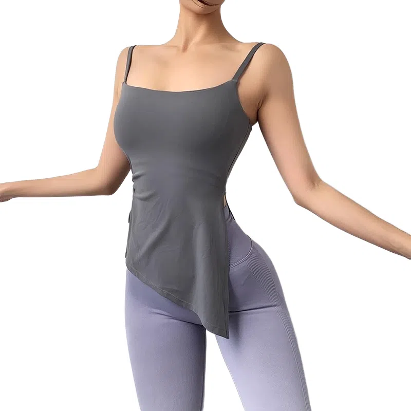 怪力萝莉  舒适简约时尚无袖  瑜伽背心