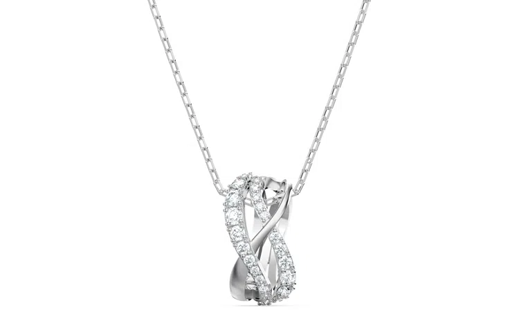 Swarovski Twist Rows Necklace