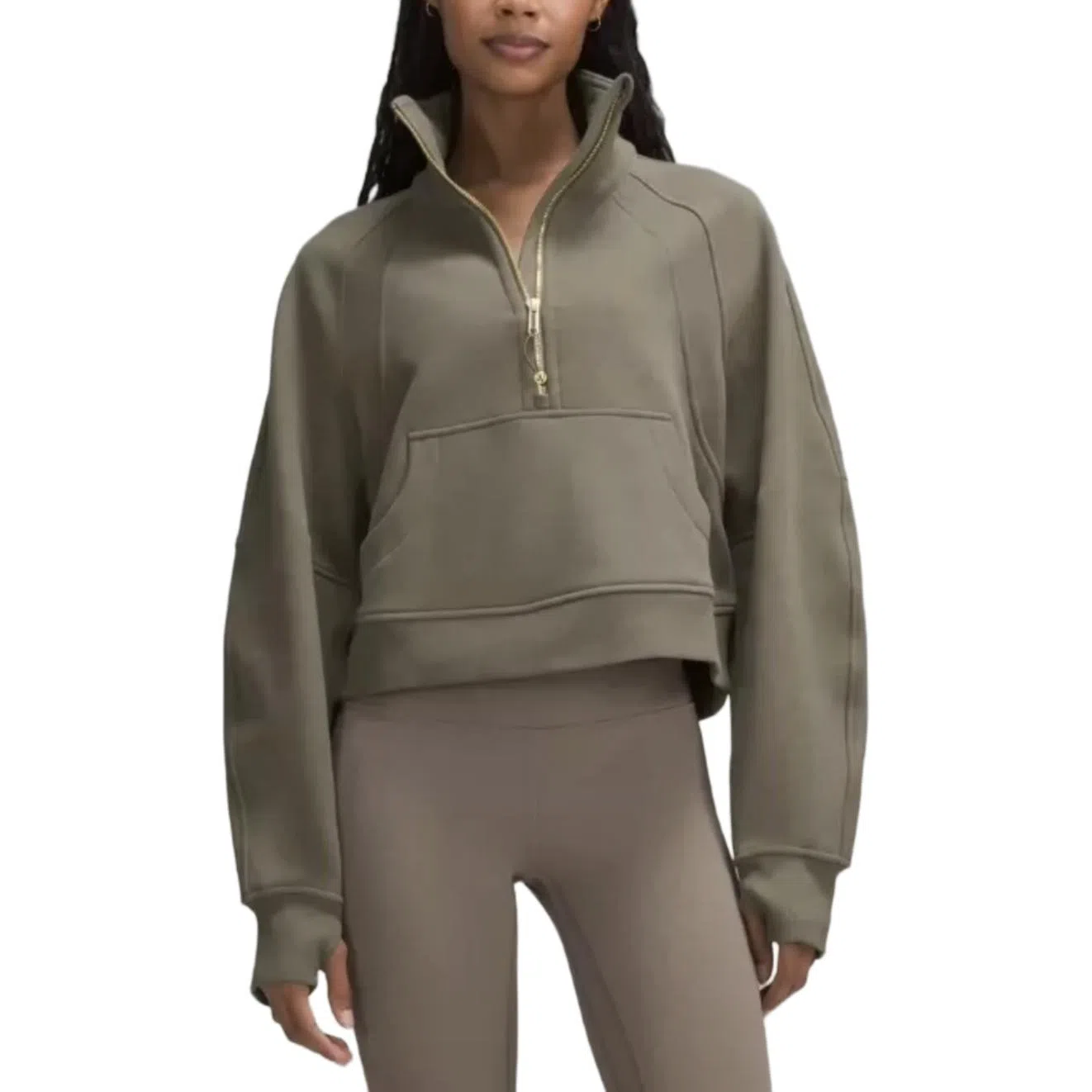 lululemon Scuba Oversized Funnel Neck Half Zip