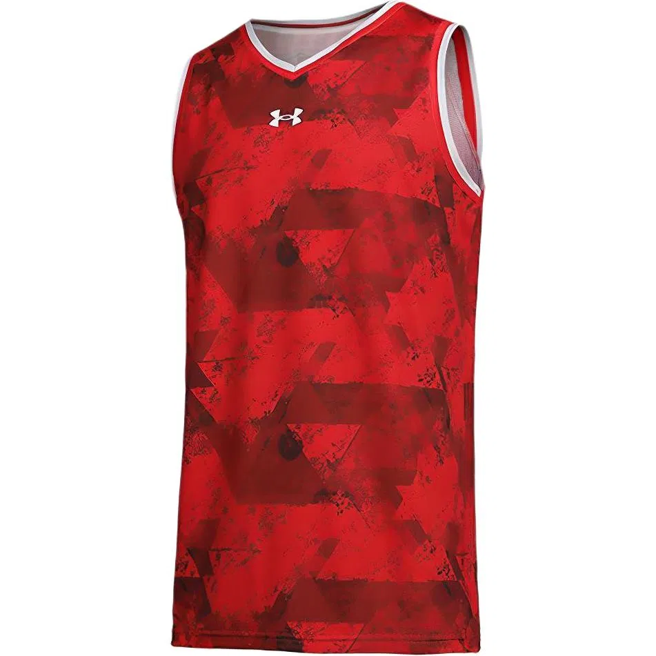 Under Armour Basketball Knit Training Vest Red