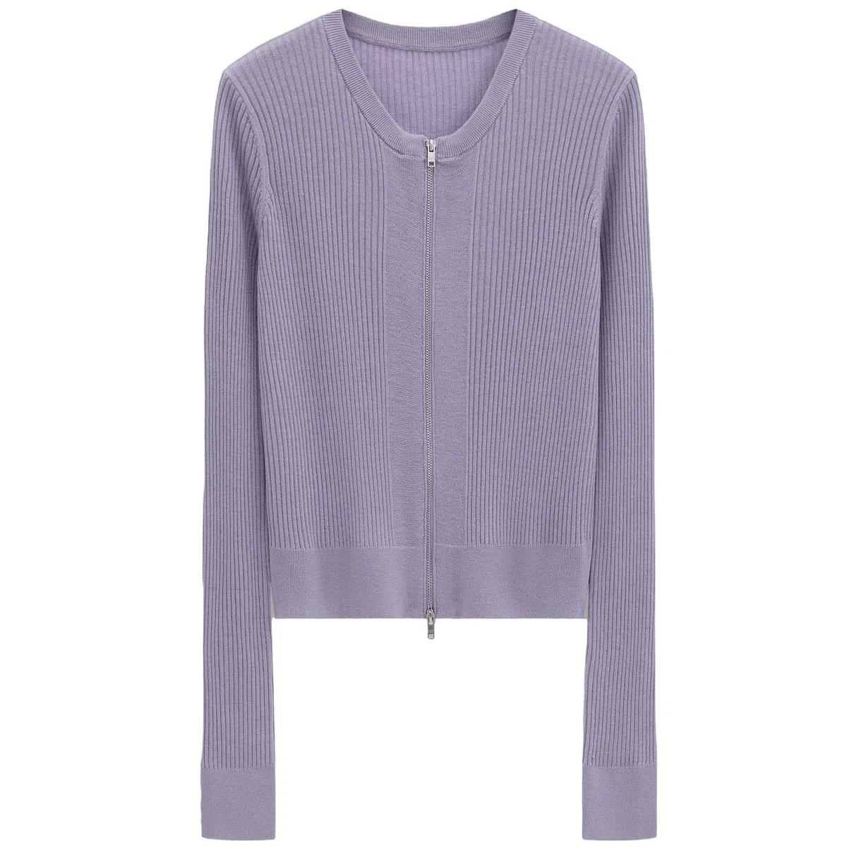 GAP Double Zipper Knit Cardigan