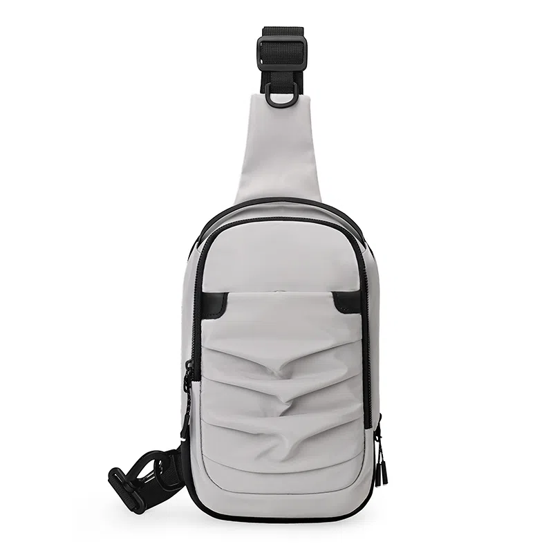 垣途者 时尚简约单肩斜挎包通勤百搭骑行背包 牛津布 胸包 常规 男款 多色