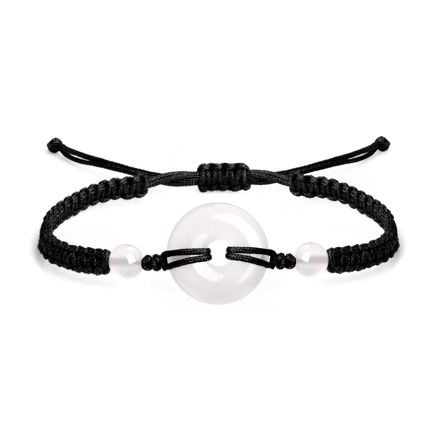 【福运双至】 老凤祥 平安扣转运珠 缠丝纹转运珠 新中式极细编织 简约高级感 吉祥轻奢小众 #好运 玉髓 手绳 男女同款情侣款