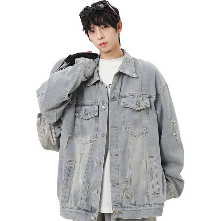 Zofili Vintage Washed Denim Jacket