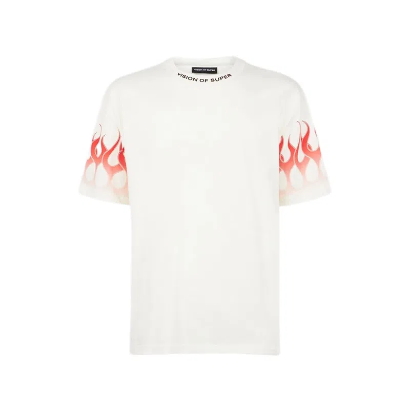 Vision of Super Flame Print T-Shirt