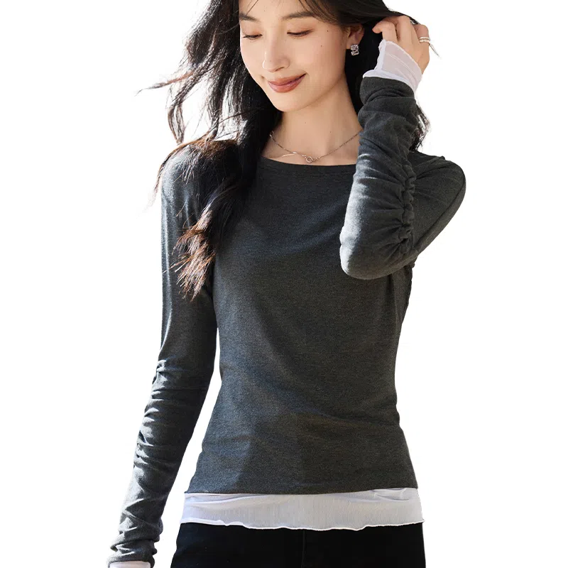 VICTORIA&VERA Two-Piece Pleated Tee