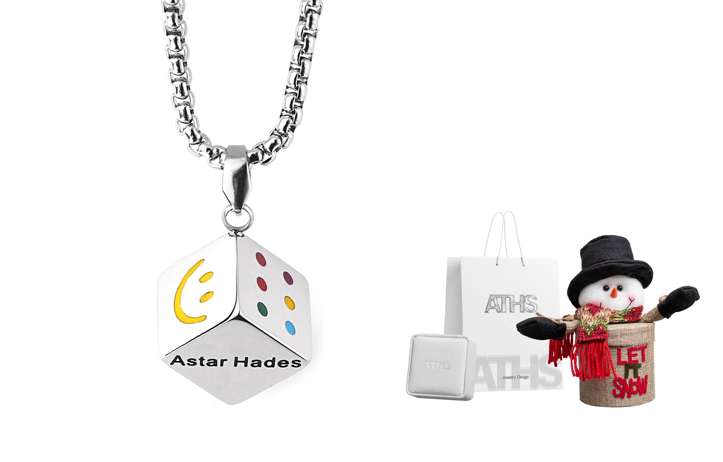 ASTAR HADES Lucky Smile Dice Necklace
