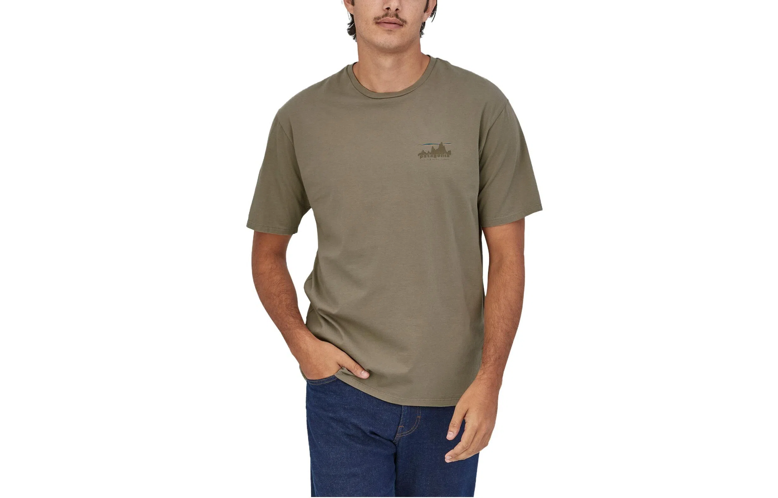 patagonia Men's '73 Skyline Organic T-Shirt LogoT
