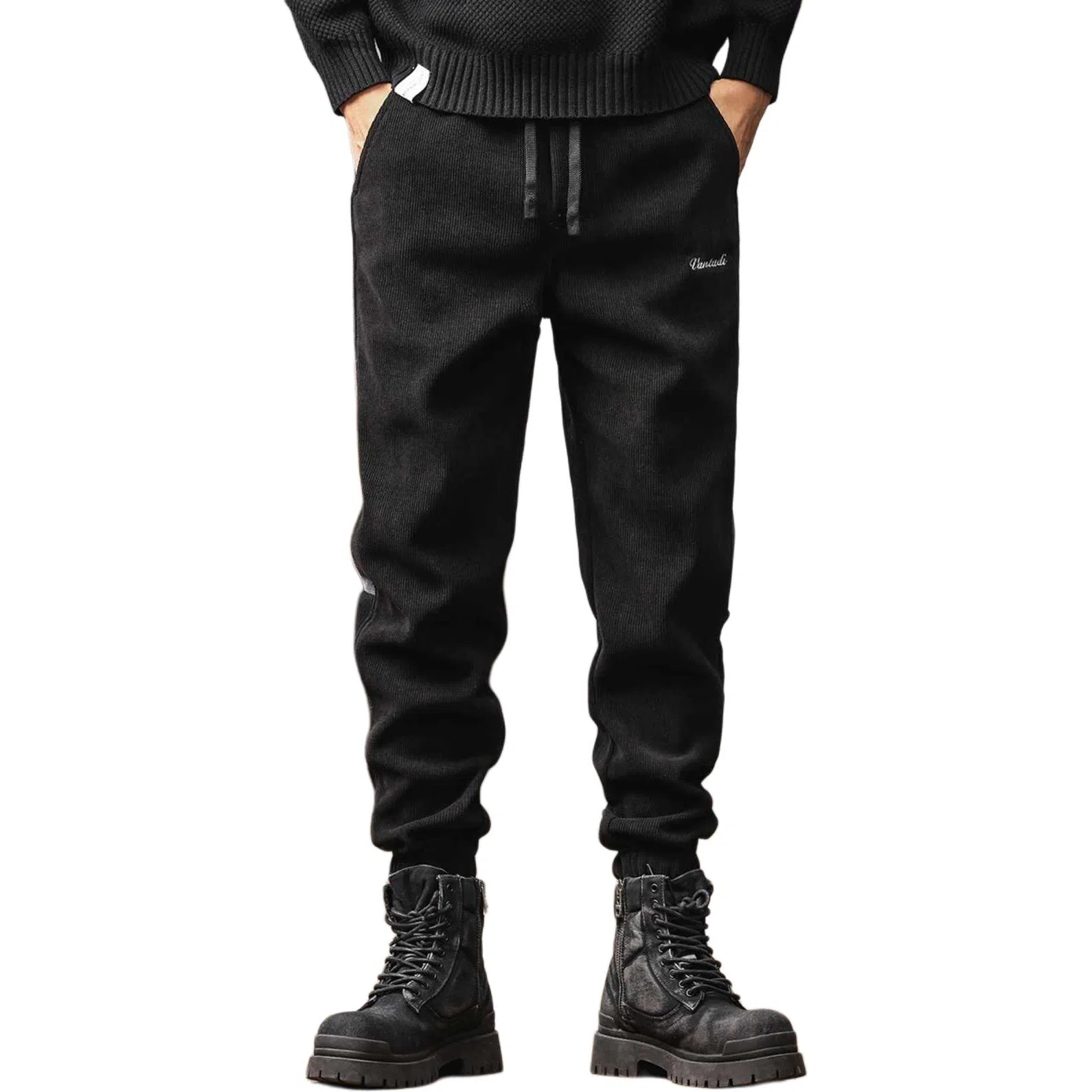 格蓝鹿 宽松微弹中腰休闲裤 男款