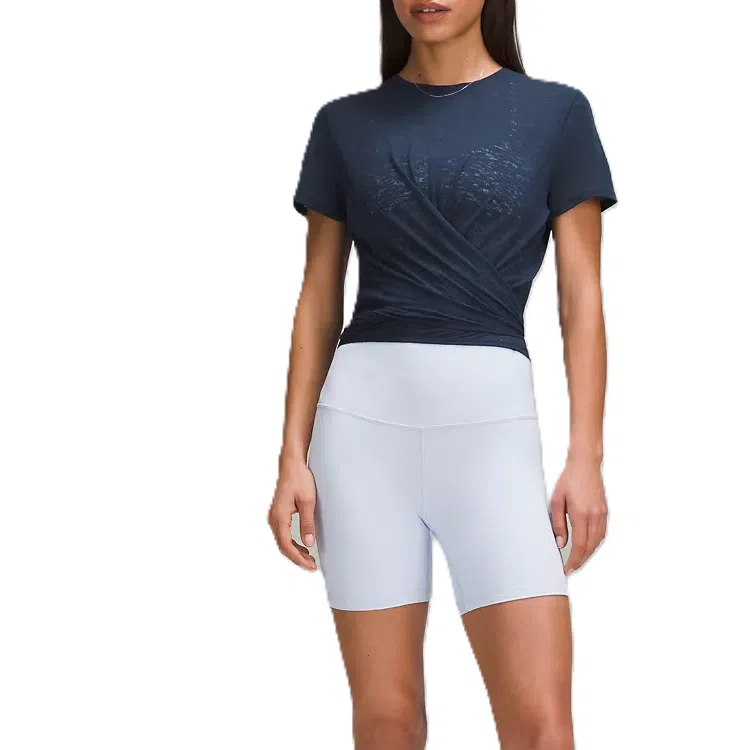 lululemon Tie-Waist Breathable Short-Sleeve Shirt T