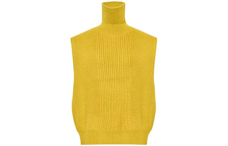 美洋 复古高领针织背心 女款