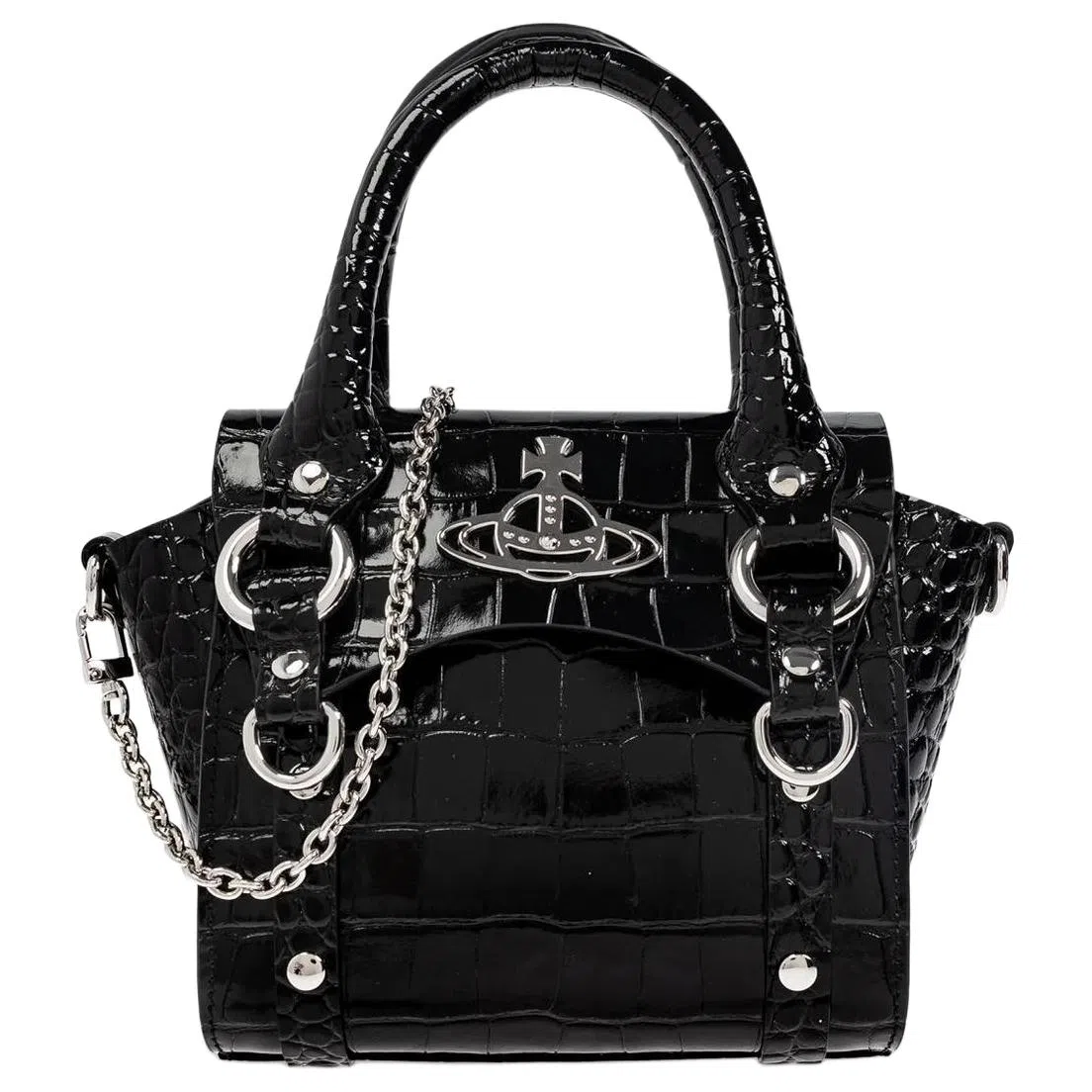 Vivienne Westwood Classic Saturn Logo Mini Handbag