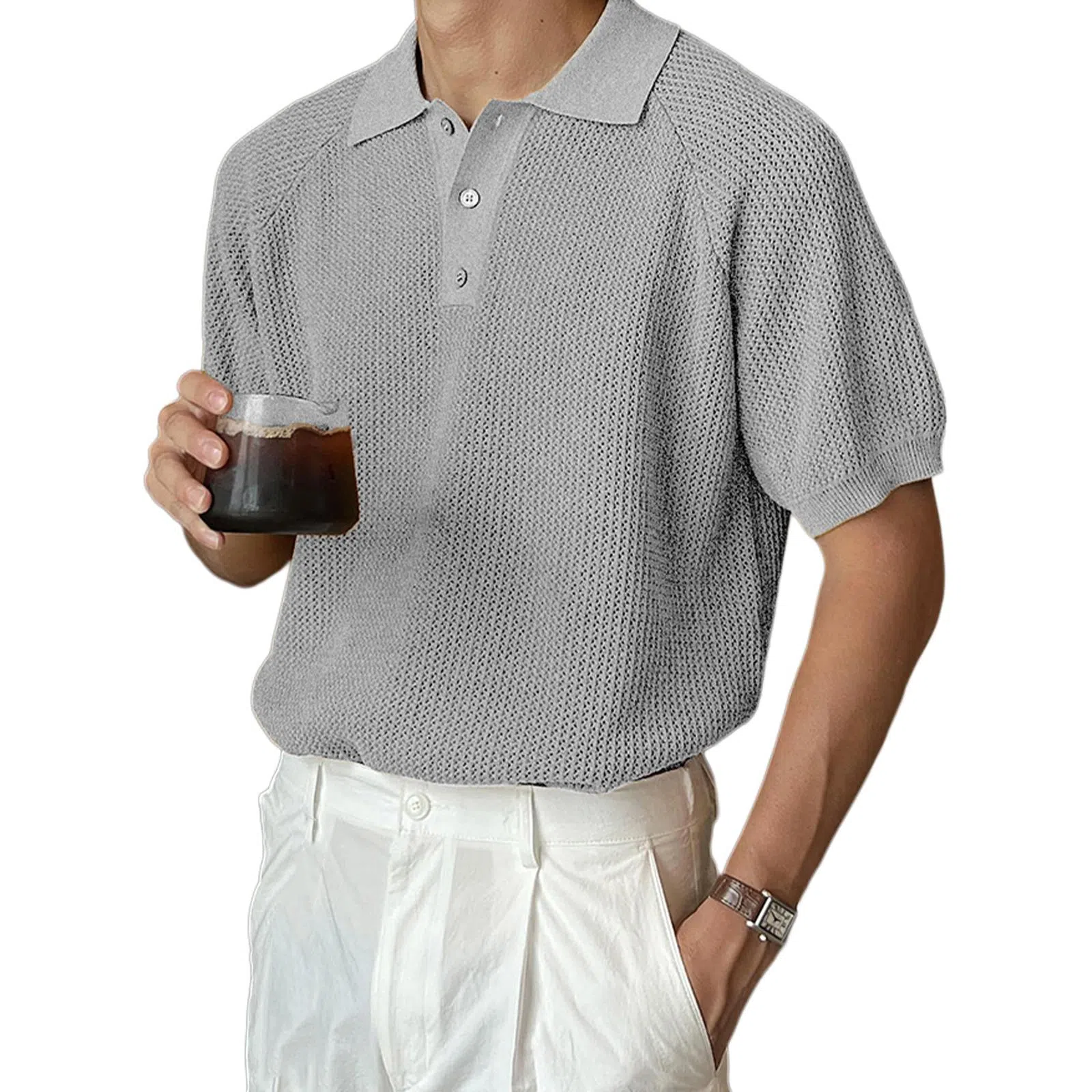 UNA RETA vintagecleanfitPolo