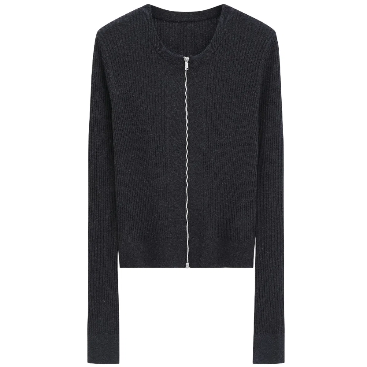 GAP Double Zipper Knit Cardigan