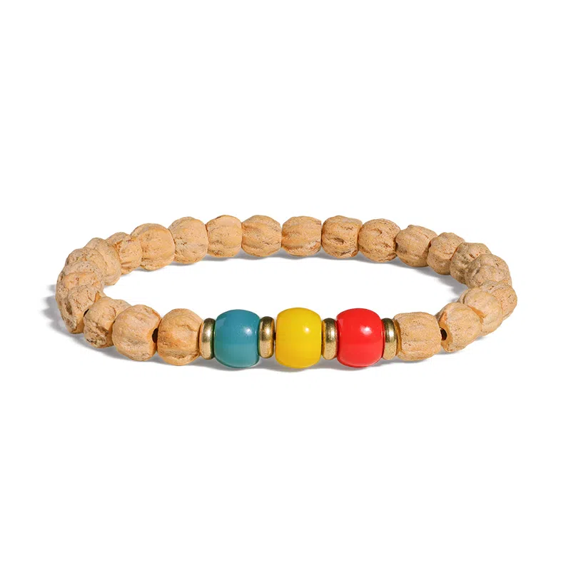 木盛缘 新手必备原皮原色绕指柔易盘玩易变色#好运 柏香籽/百香籽 手串 男女同款情侣款