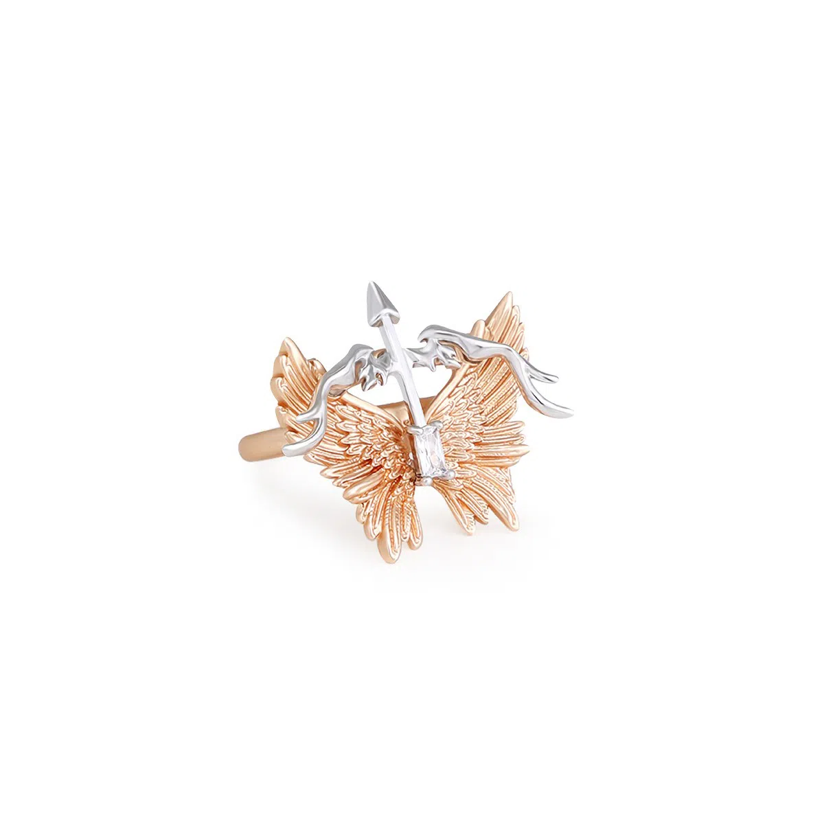 SUMIYAKI Arrow Feather Butterfly Ring Copper Alloy Women