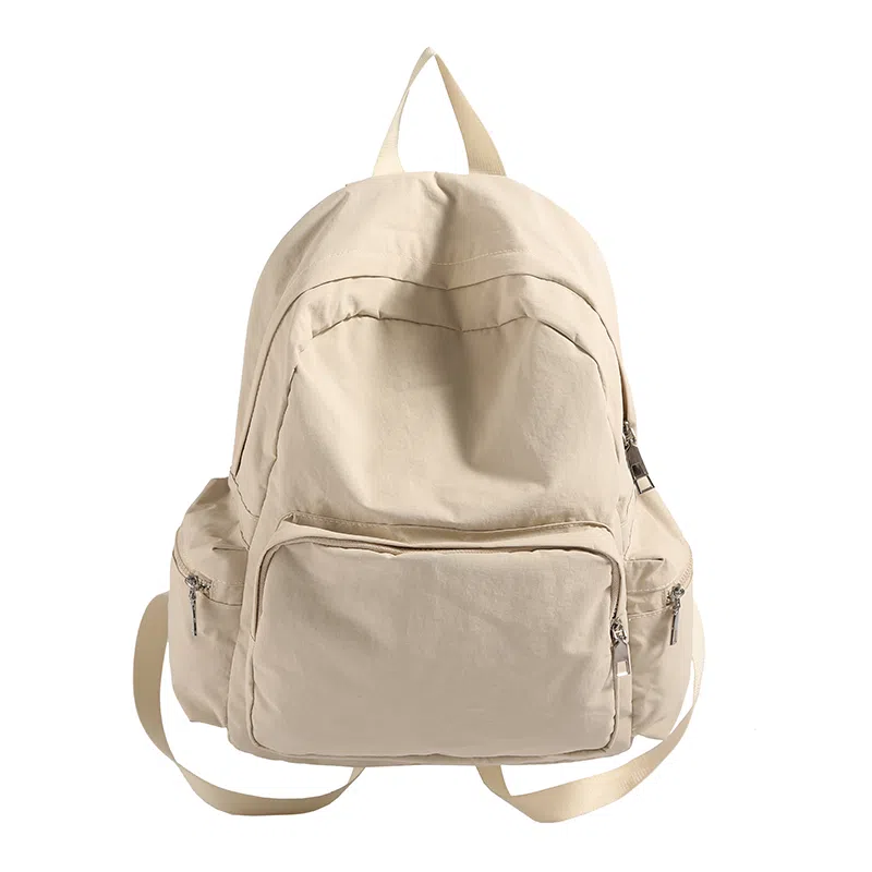 醇龙 韩版纯色简约轻便 尼龙布 双肩包 常规 男女同款情侣款 多色