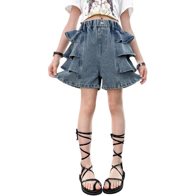 泰迪珍藏 短裤宽松百搭三分牛仔 青少年